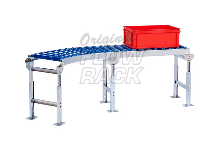 Roller conveyor curve 45-degrees