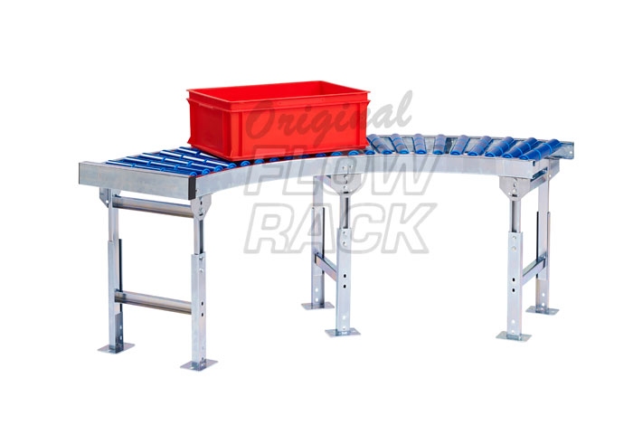 Roller conveyor curve 45-degrees